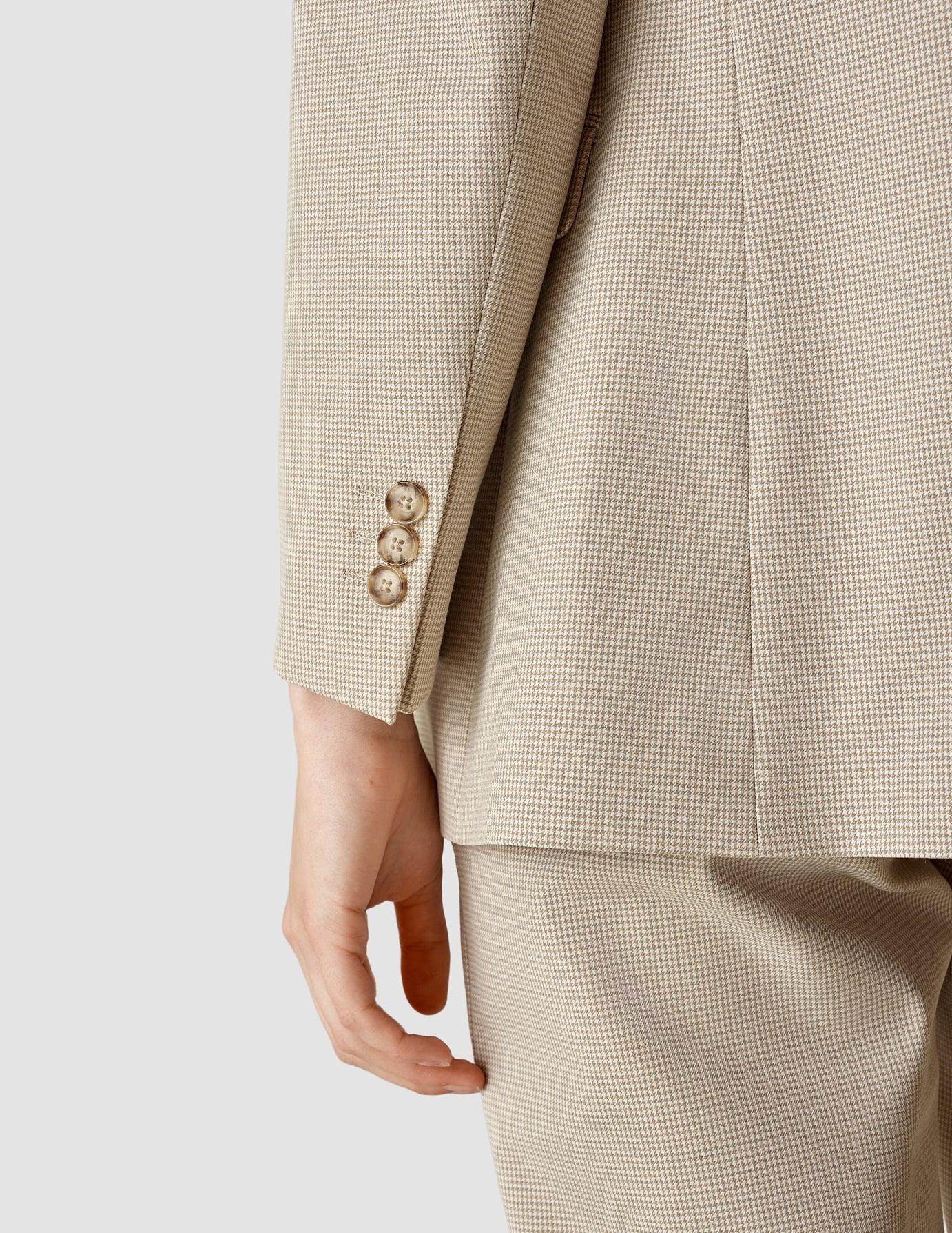 Essential Suit Straight Petit Check